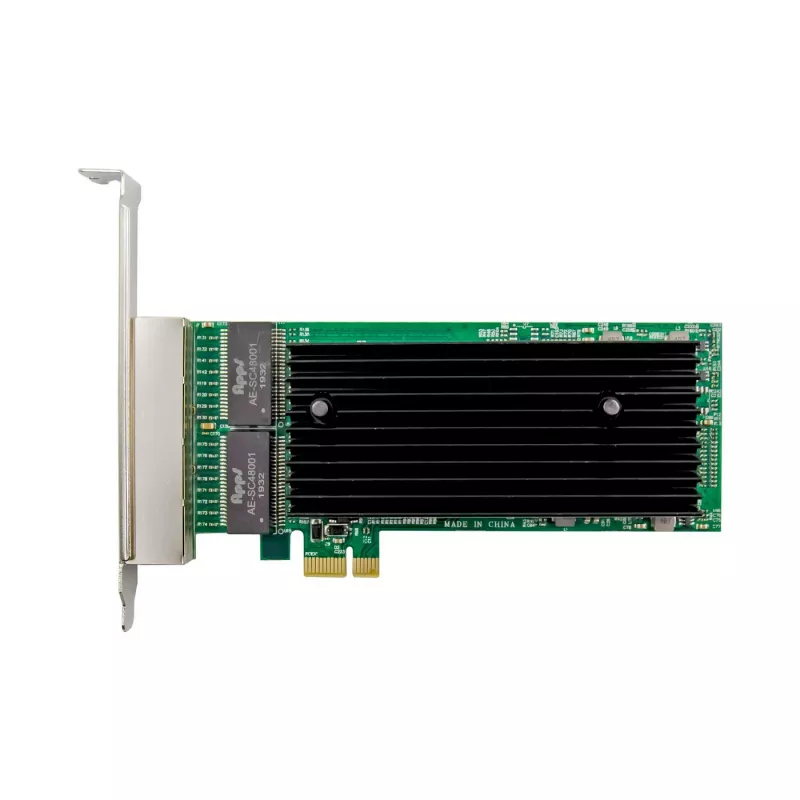 MicroConnect MC-PCIEX1-82576-Q Tarjeta de red Gigabit de cuatro puertos, PCIe x1, Intel 82576