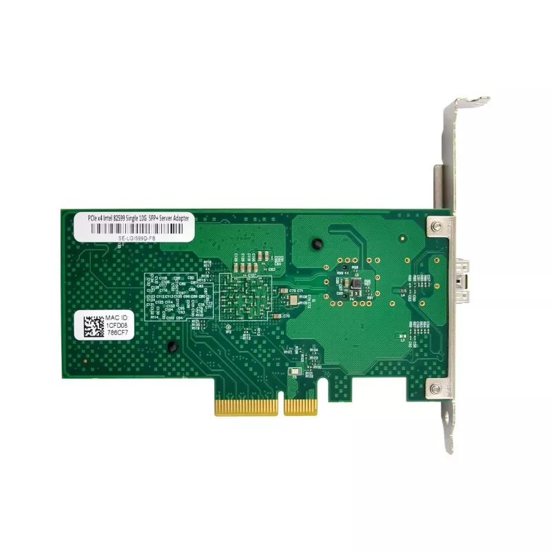 Tarjeta de red MicroConnect X520-DA1 PCIe x4 — doble puerto 10GbE SFP+