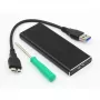 CoreParts MSACSC/USB3.0 Carcasa para unidad de almacenamiento Carcasa SSD Negro