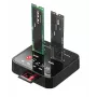 Duplicador de medios CoreParts MS-CLONER-M2-SD negro USB Type-C M.2