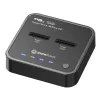 CoreParts MS-CLONER-NVME Estación de acoplamiento para unidades de almacenamiento USB 3.2 Gen 2 (3.1 Gen 2) Type-C negro