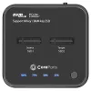 CoreParts MS-CLONER-NVME Estación de acoplamiento para unidades de almacenamiento USB 3.2 Gen 2 (3.1 Gen 2) Type-C negro