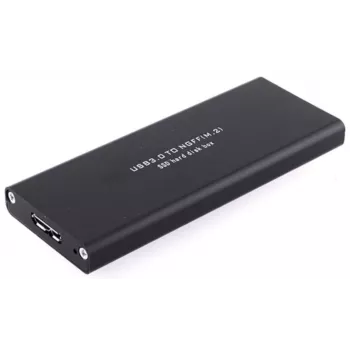 CoreParts MSUB4300 Carcasa de almacenamiento Carcasa HDD/SSD Negro M.2