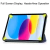 CoreParts TABX-IP10-COVER13 Funda rígida plegable en tres para iPad de 10.ª generación, estilo Starry Sky