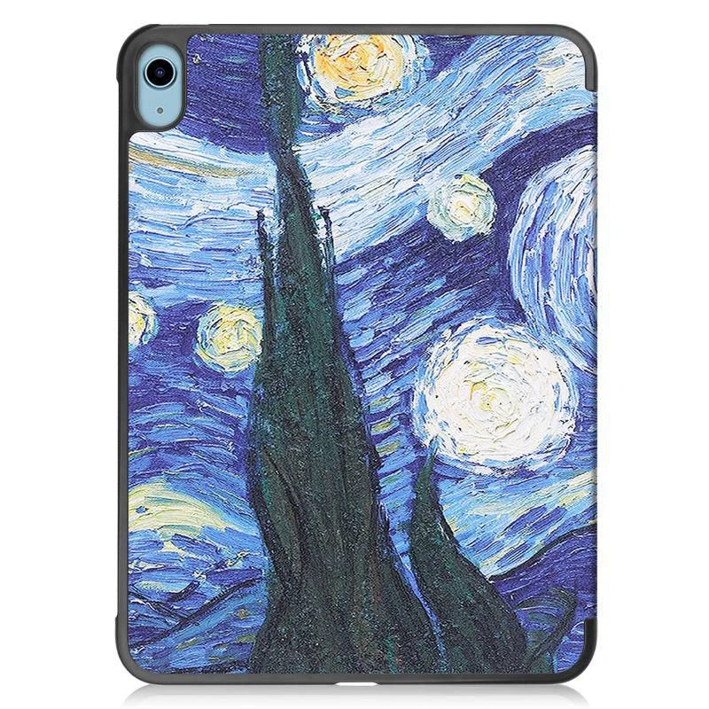 CoreParts TABX-IP10-COVER13 Funda rígida plegable en tres para iPad de 10.ª generación, estilo Starry Sky