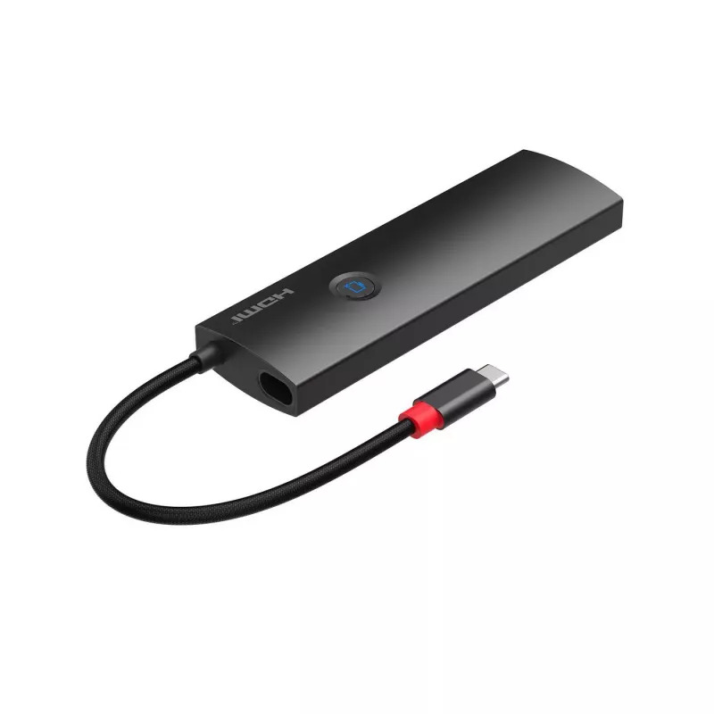 MicroConnect USB3.2CCOM20 Mini dock USB-C a HDMI, 4K 60Hz, RJ45, 3x USB-A