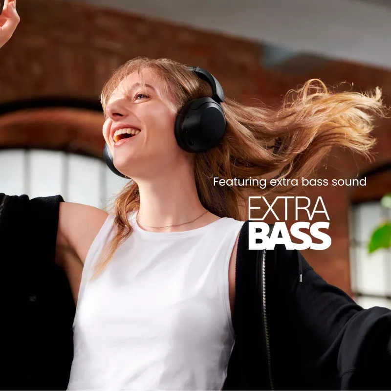 Sony WH-XB910N - Negro, inalámbrico, llamadas/música, 7 - 25000 Hz, 252 g, auriculares, negro