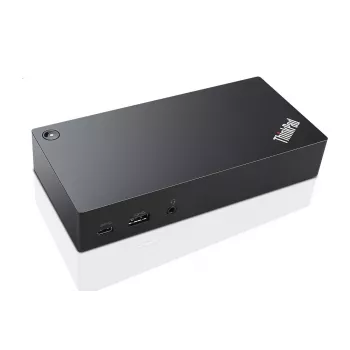 Lenovo 40A90090DK Estación de acoplamiento/replicador de puertos para portátil con cable USB 3.2 Gen 1 (3.1 Gen 1) Type-C negro