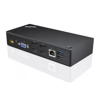 Lenovo 40A90090DK Estación de acoplamiento/replicador de puertos para portátil con cable USB 3.2 Gen 1 (3.1 Gen 1) Type-C negro