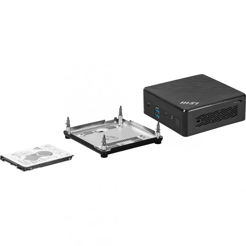 MSI Cubi 5 12M-001EU PC/Estación de trabajo Intel® Core™ i7 i7-1255U 16 GB DDR4-SDRAM 512 GB SSD Windows 11 Pro Mini-PC negro