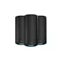 NETGEAR Orbi 970 Series Quad-Band WiFi 7, 3-Pack Quad-band (2.4 GHz / 5 GHz-1 / 5 GHz-2 / 6 GHz) Wi-Fi 6 (802.11ax) negro interno