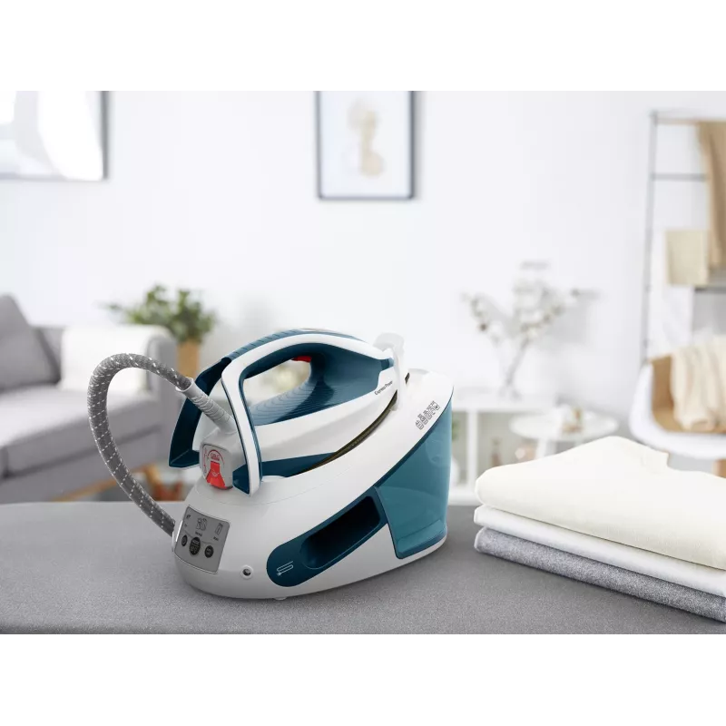 Tefal Express Power SV8111 1,8 l suela Durilium AirGlide Autoclean azul, blanco