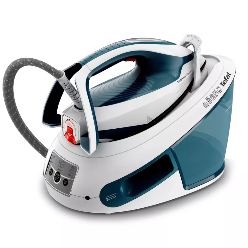 Tefal Express Power SV8111 1,8 l suela Durilium AirGlide Autoclean azul, blanco