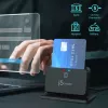 j5create JUR261 soporte lector USB™ Smart Card / CAC, USB Type-A/USB Type-C, negro, 95 g