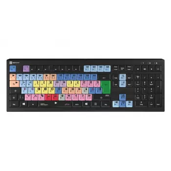 Logickeyboard Avid Media Composer ASTRA 2 teclado con retroiluminación PC alemán (LKB-MCOM4-A2PC-DE)