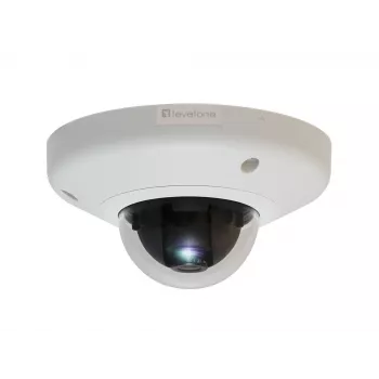 LevelOne HUBBLE cámara IP de red fija tipo domo, 5 megapíxeles, 802.3af PoE, antivandálica