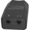 Adaptador de audio externo USB Speedlink VIGO USB — interfaz USB, conector de auriculares de 3,5 mm, negro, 8 g