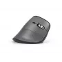 Ratón BakkerElkhuizen FastForward Pro, diestro, diseño vertical, óptico, RF Wireless + Bluetooth + USB Type-C, 5000 DPI, Negro, Gris