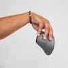 Ratón BakkerElkhuizen FastForward Pro, diestro, diseño vertical, óptico, RF Wireless + Bluetooth + USB Type-C, 5000 DPI, Negro, Gris