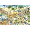 Puzle Jumbo Jan van Haasteren Die Oase — 1500 piezas, 900×600 mm