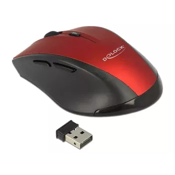 Ratón DeLOCK 12493 RF inalámbrico óptico 1600 DPI
