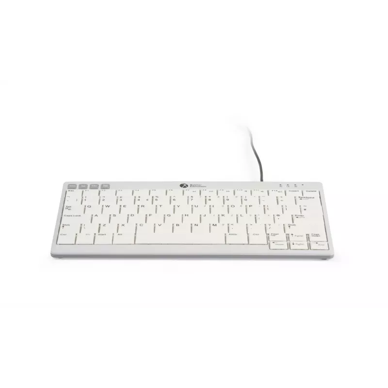 BakkerElkhuizen UltraBoard 950 V2 DE Qwertz, con cable, USB, interruptores de tijera, QWERTZ, gris oscuro, gris claro