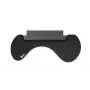 BakkerElkhuizen ErgoSlider+ reposabrazos asimétrico, negro, gris oscuro, amarillo, aglomerado, plástico, poliuretano (PU), acero, fijación por pinza, Taiwán, 310 mm, 665 mm