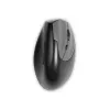 Ratón BakkerElkhuizen Handshake derecho, para diestros, diseño vertical, óptico, RF inalámbrico + Bluetooth + USB Type-C, 6400 DPI, negro, gris