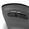 Ratón BakkerElkhuizen PRF Pro derecho, para diestros, diseño vertical, óptico, RF inalámbrico + Bluetooth + USB Type-C, 2400 DPI, negro, gris