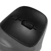 Ratón BakkerElkhuizen PRF Pro izquierdo, para zurdos, diseño vertical, óptico, RF inalámbrico + Bluetooth + USB Type-C, 2400 DPI, negro, gris
