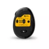 Ratón BakkerElkhuizen MidWay izquierdo, para zurdos, diseño vertical, óptico, RF inalámbrico + Bluetooth + USB Type-C, 2400 DPI, gris, negro