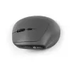 Ratón BakkerElkhuizen MidWay derecho, para diestros, diseño vertical, óptico, RF inalámbrico + Bluetooth + USB Type-C, 2400 DPI, gris, negro