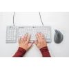 BakkerElkhuizen UltraBoard 955 V2 Numeric, USB, 22, portátil/PC, 1,5 m, gris oscuro, gris claro