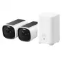 Cámara de seguridad IP tipo bala Anker Eufy eufyCam E40 kit de 2 cámaras con HomeBase S280, exterior, 2688×1520 px, campo de visión de 130°, montaje en pared