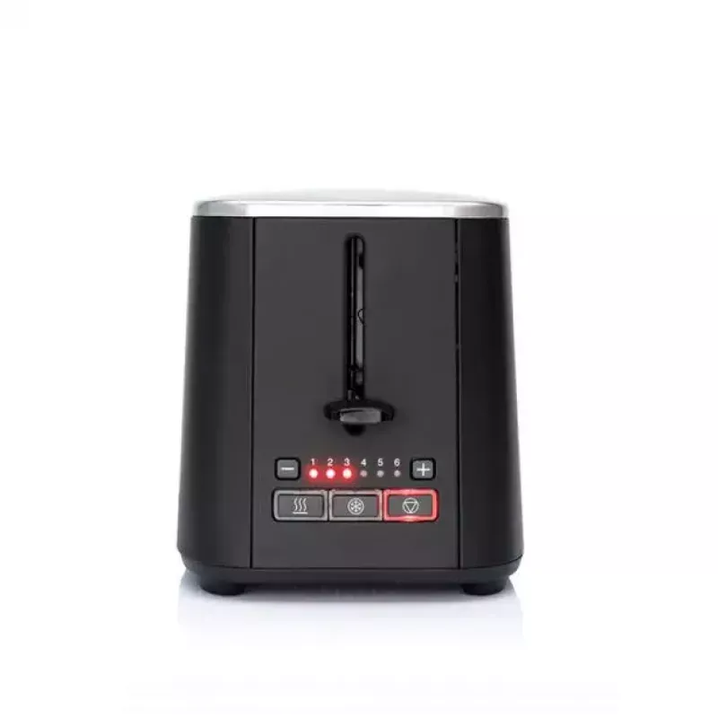 Tostadora de 2 rebanadas Wilfa CT-1000MB — 1000 W, carcasa de acero negra