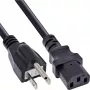 InLine B-16658J Cable de alimentación en paquete a granel de 30, enchufe japonés a IEC C13, 1,8 m