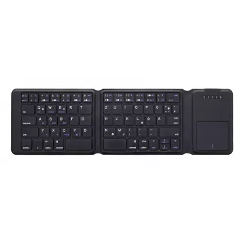 InLine 55379B Teclado universal Bluetooth QWERTZ alemán negro