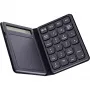 InLine 55379G Teclado numérico Bluetooth con panel táctil y pantalla, plegable, negro