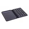 InLine 55379G Teclado numérico Bluetooth con panel táctil y pantalla, plegable, negro
