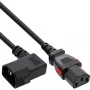 InLine 16932A Cable de alimentación negro 2 m IEC C13 IEC C14