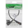 InLine 16934L Cable de alimentación negro 0,5 m IEC C13 IEC C14