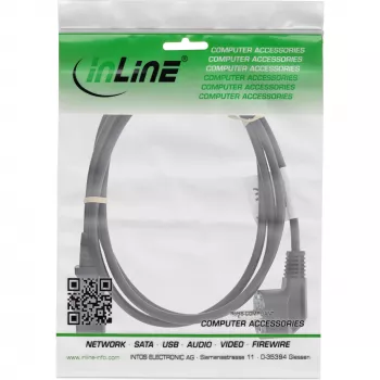 InLine 16951L Cable de alimentación negro 1 m IEC C13 CEE7/7