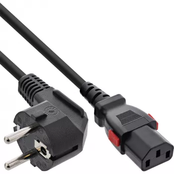 InLine 16952L Cable de alimentación negro 2 m IEC C13 CEE7/7