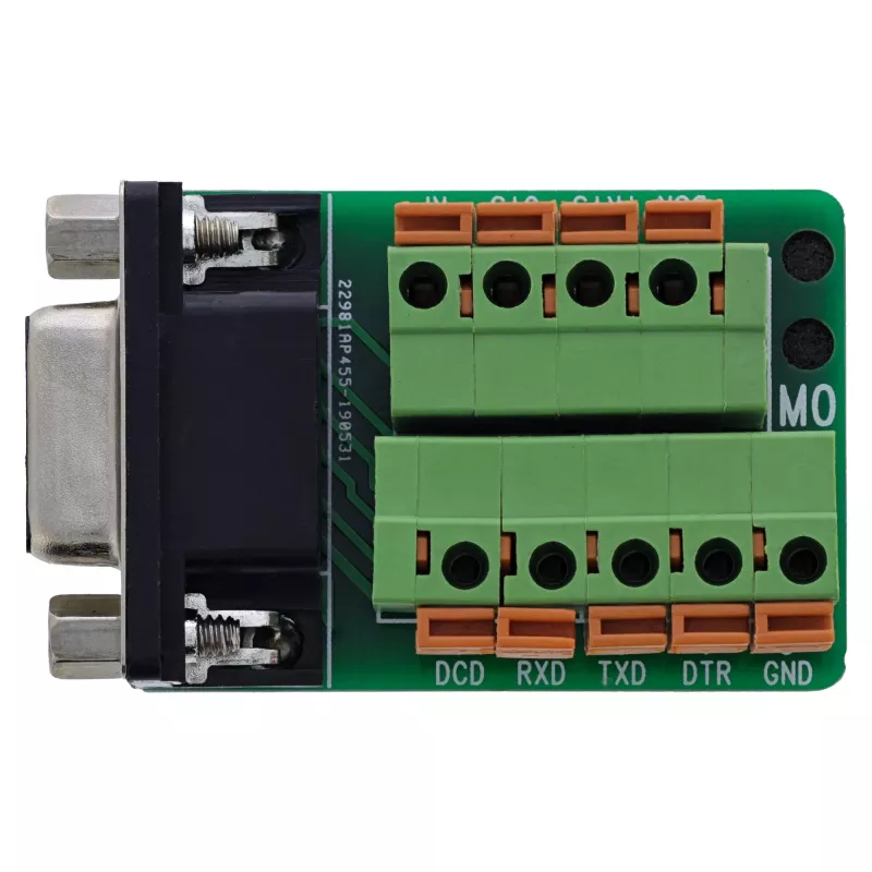 InLine 92501A Conector de cables regleta de bornes / D-Sub 9 negro, verde