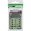 InLine 92501A Conector de cables regleta de bornes / D-Sub 9 negro, verde
