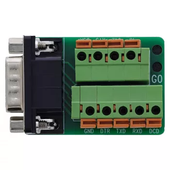 InLine 92501B Conector de cables regleta de bornes / D-Sub 9 negro, verde