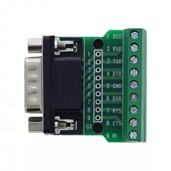 InLine 92501D Conector de cables regleta de bornes / D-Sub 9 negro, verde