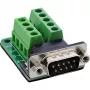 InLine 92501F Conector de cables bloque de terminales / D-Sub 9 negro, verde