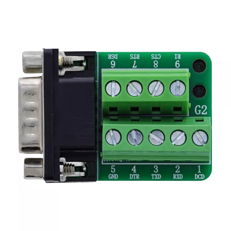 InLine 92501F Conector de cables bloque de terminales / D-Sub 9 negro, verde