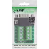 InLine 92501F Conector de cables bloque de terminales / D-Sub 9 negro, verde